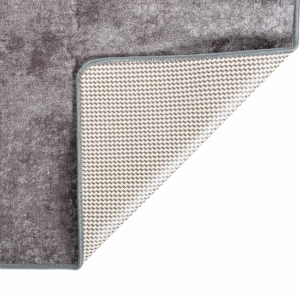 Tapis vidaxl Anti-slip 80x150 cm gris