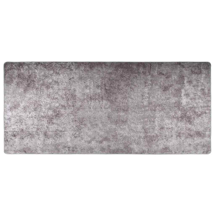 Tapis vidaxl Wasable Anti-Slip 80x300 cm Gray
