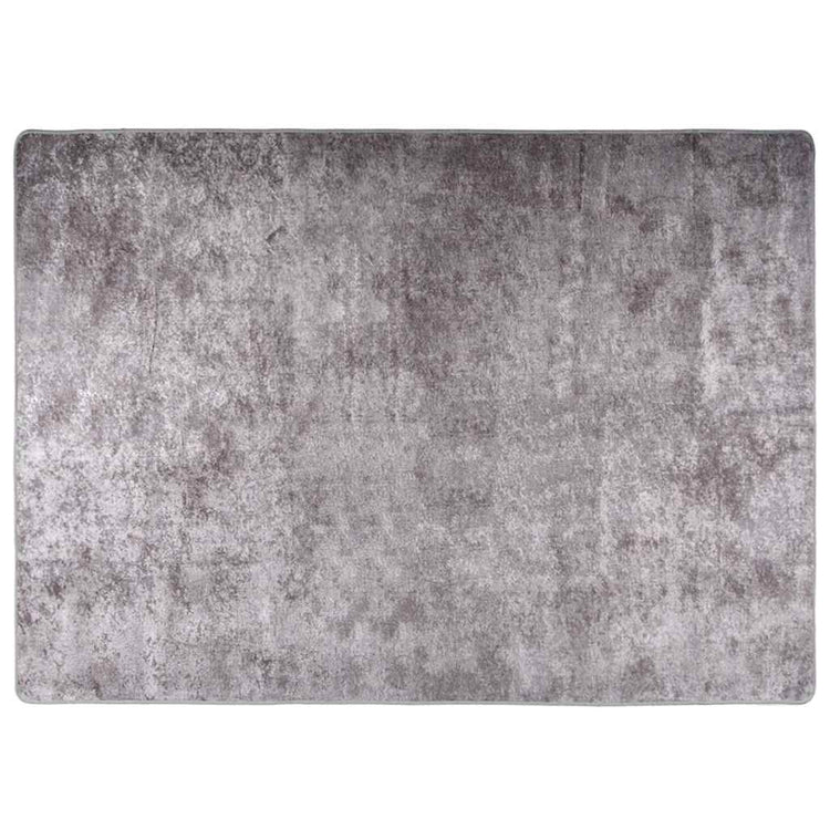 Tapis Vidaxl Wasable Anti-Slip 120x180 cm Gray