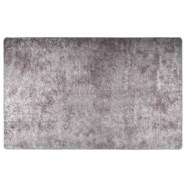 Tapis vidaxl Anti-slip lavable 160x230 cm gris