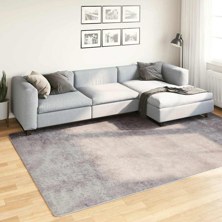 Tapis vidaxl Anti-slip lavable 190x300 cm Gray