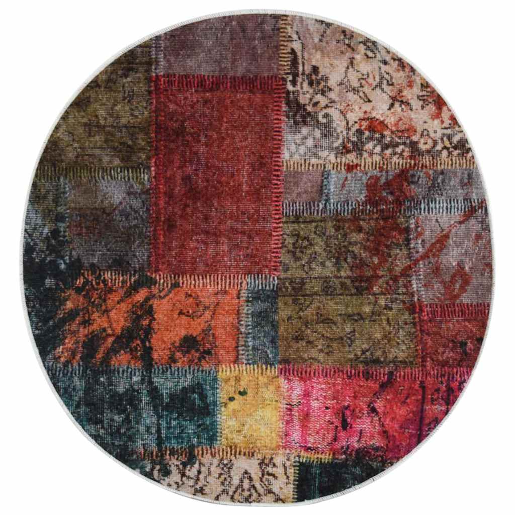 Patchwork antidérapant lavable vidaxl