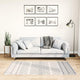 Tapis vidaxl Anti-slip 80x150 cm noir et blanc