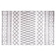 Tapis vidaxl Anti-slip lavable 160x230 cm noir et blanc