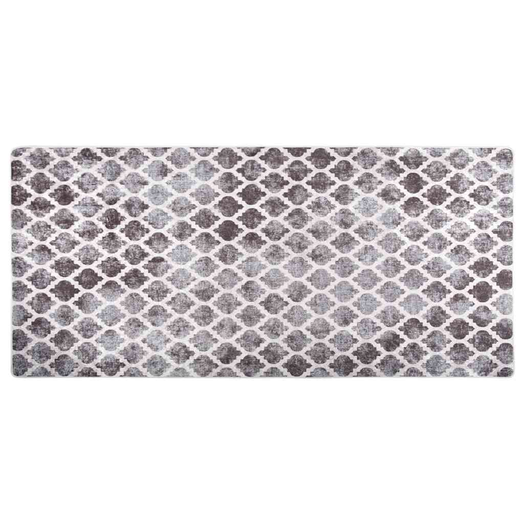 Vidaxl tapis lavable anti-glip 80x300 cm multicolore