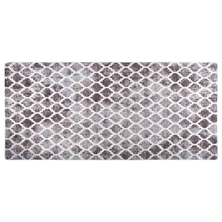 Vidaxl tapis lavable anti-glip 80x300 cm multicolore