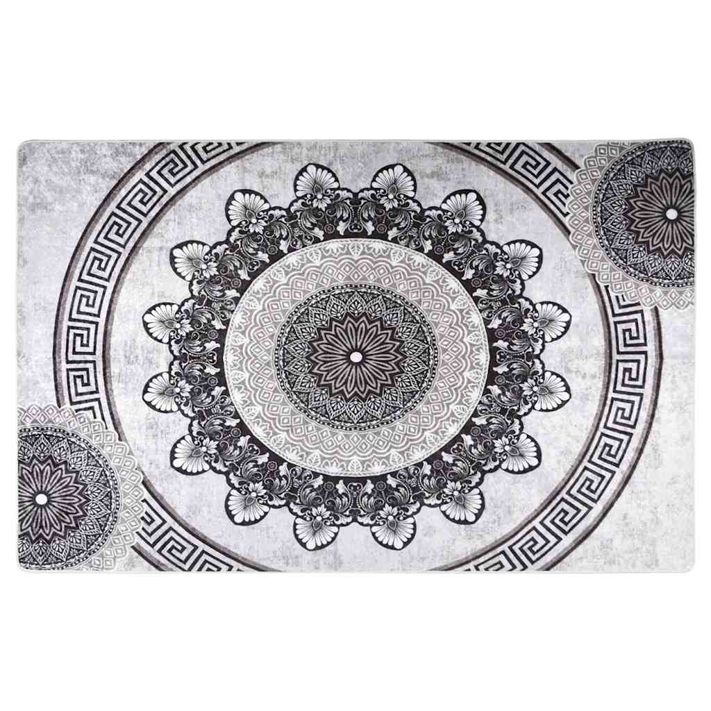 Vidaxl tapis lavable anti-glip 80x150 cm multicolore