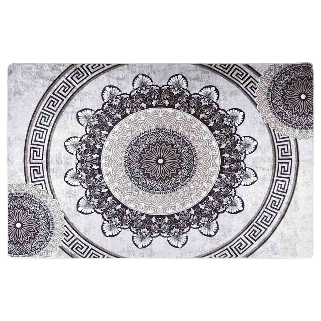 Vidaxl tapis lavable anti-glip 160x230 cm multicolore