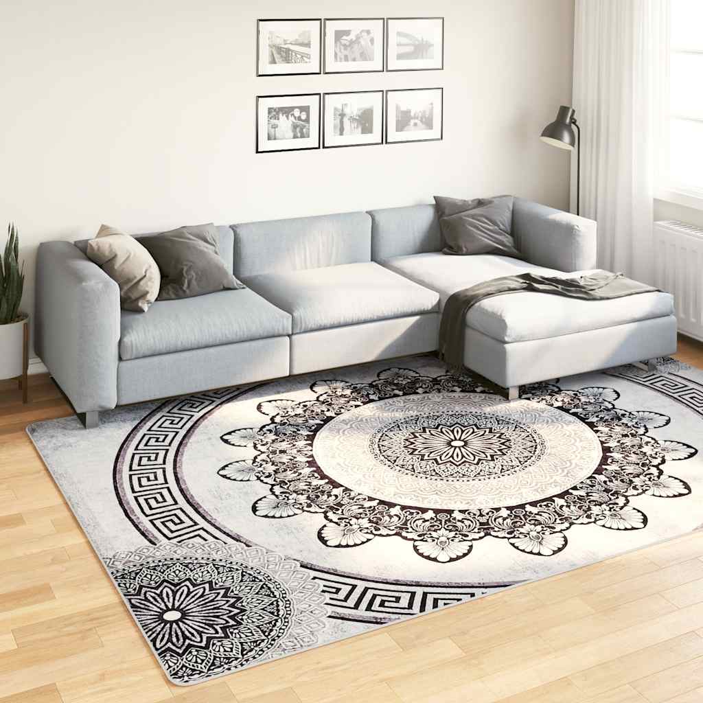 Vidaxl tapis lavable antidérapant 190x300 cm multicolore