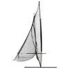 Vidaxl Basebal Softballnet 241x106.5x216 cm Métal
