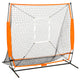 Réseau de formation de baseball Vidaxl 174x76x158,5 cm noir