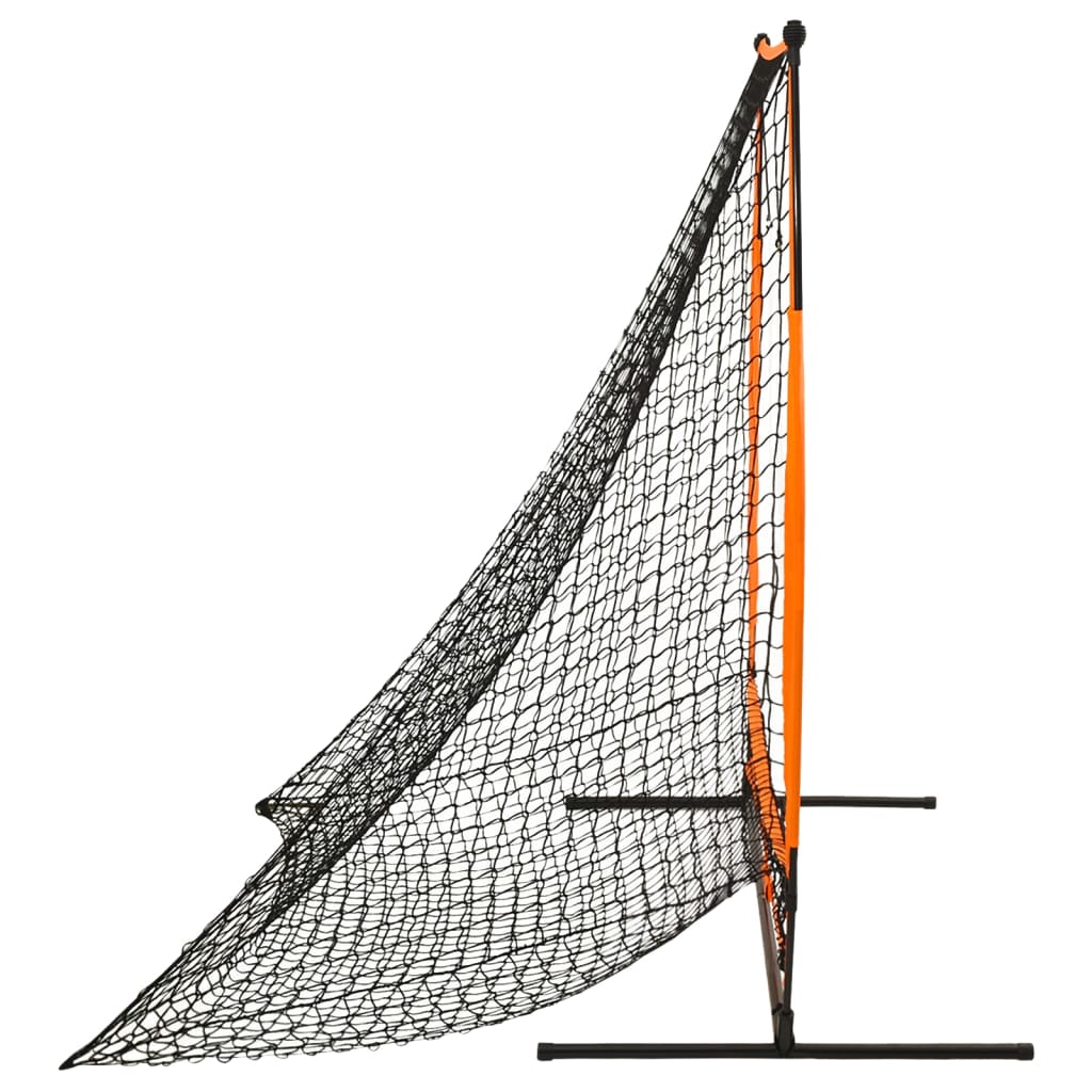 Réseau de formation de baseball Vidaxl 174x76x158,5 cm noir