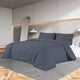 Vidaxl Duvet Racelay Set Lightweight 155x220 cm Microfibre anthracite