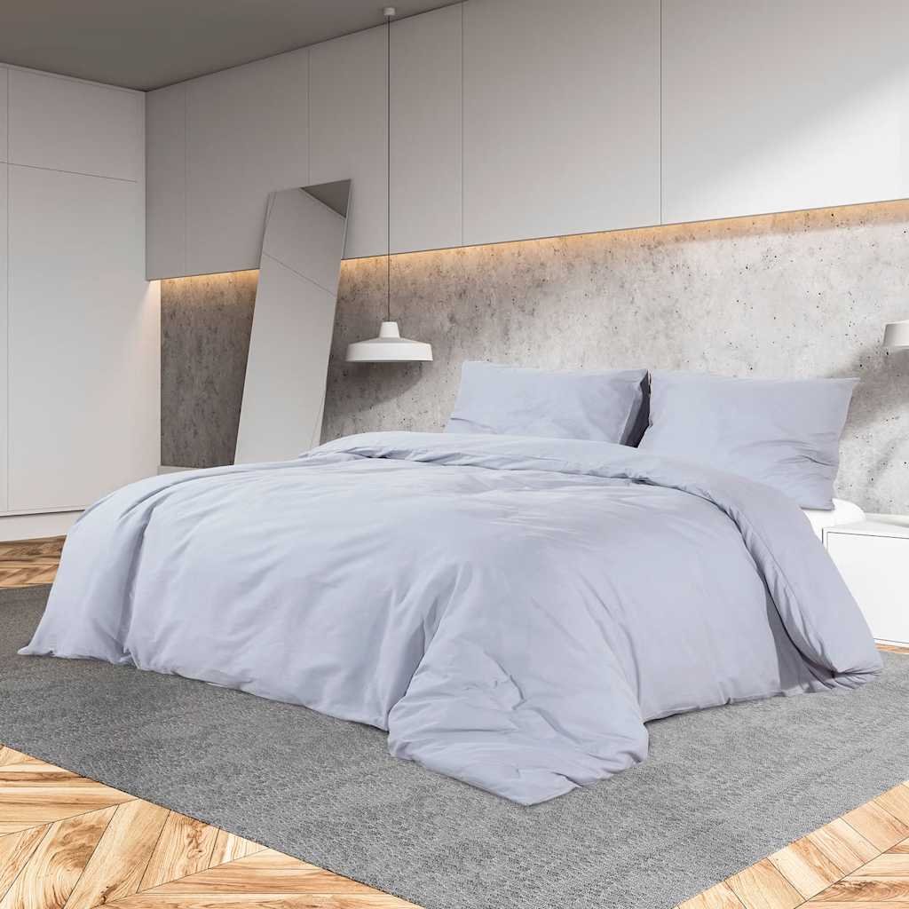 Vidaxl DUVET ROVELAGE Set Lightweight 200x220 cm Microfiber Grey