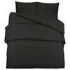 Vidaxl Duvet Racelay Set Lightweight 240x220 cm Microfiber Black