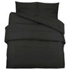 Vidaxl Duvet Racelay Set Lightweight 260x240 cm Microfiber Black