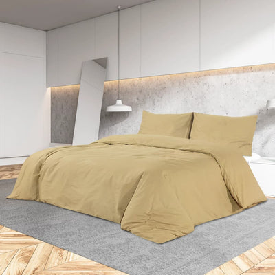 Vidaxx parure de couette légère 240x220 cm microfibre taupe