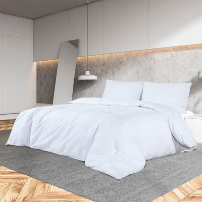 Vidaxl Crossing Crossing Set Lightweight 220x240 cm Microfibre blanc