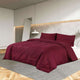 Vidaxx parure de couette légère 140x200 cm microfibre bordeaux