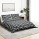 Vidaxx parure de couette 140x200 cm coton gris