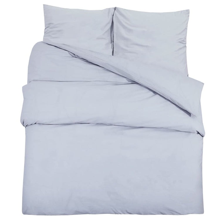 Vidaxx parure de couette 155x220 cm coton gris