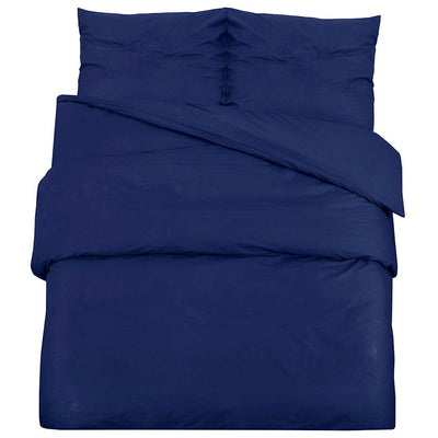 Vidaxx parure de couette 240x220 cm coton bleu marine