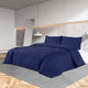 Vidaxx parure de couette 200x220 cm coton bleu marine