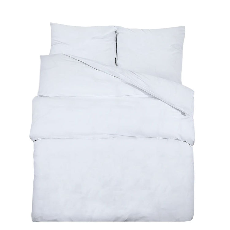 Vidaxx parure de couette 140x200 cm coton blanc