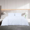 Ensemble de traverse de couette Vidaxl 135x200 cm Coton blanc