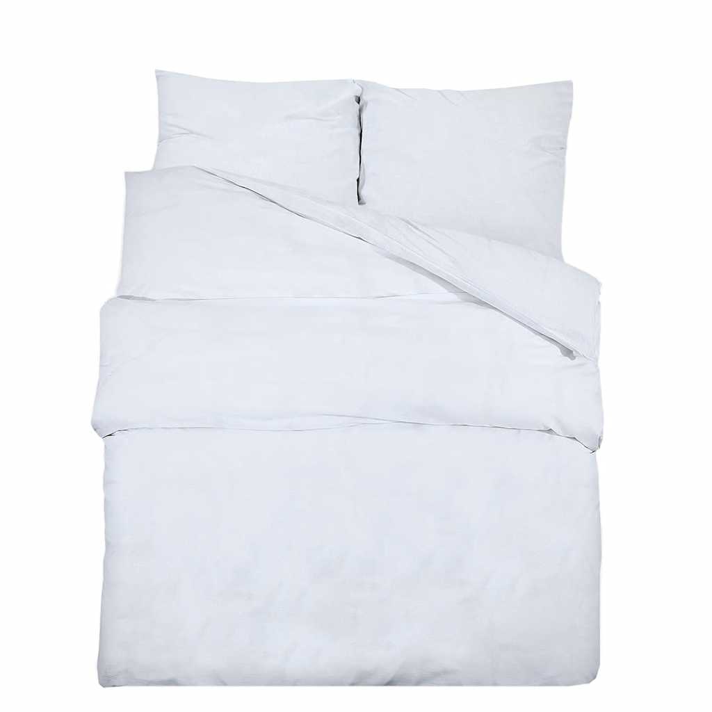 Vidaxx parure de couette 155x220 cm coton blanc