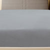 Vidaxl Fiches ajustées 2 ST Jersey 140x200 cm Coton Gray