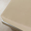 Vidaxl Fitted Sheet Jersey 90x200 cm Coton Taupe