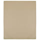 Vidaxl Fitted Sheet Jersey 180x200 cm Coton Taupe