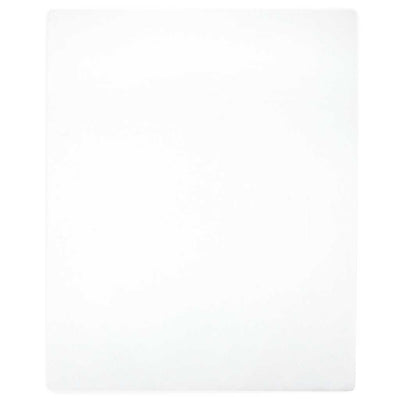 Vidaxl Maillot de feuille ajusté 160x200 cm Coton blanc
