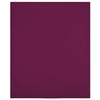 Vidaxl Fiches ajustées 2 St Jersey 90x200 cm Coton Bordeaux Red