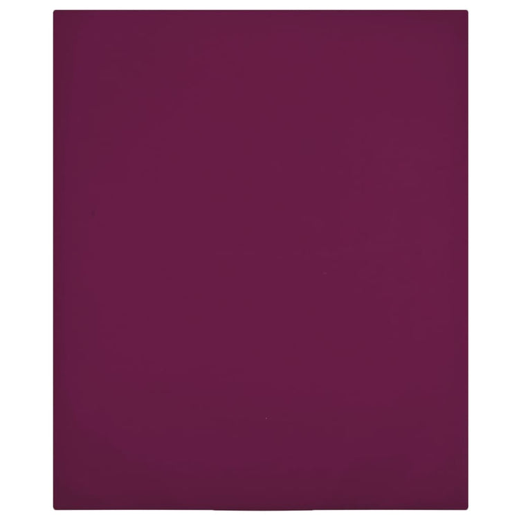 Vidaxl Fichets ajustés 2 ST Jersey 140x200 cm Coton Bordeaux Red