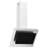 Hotte d'extracteur de paroi Vidaxl 60 cm en acier inoxydable en verre argent couleur - afbeelding 2