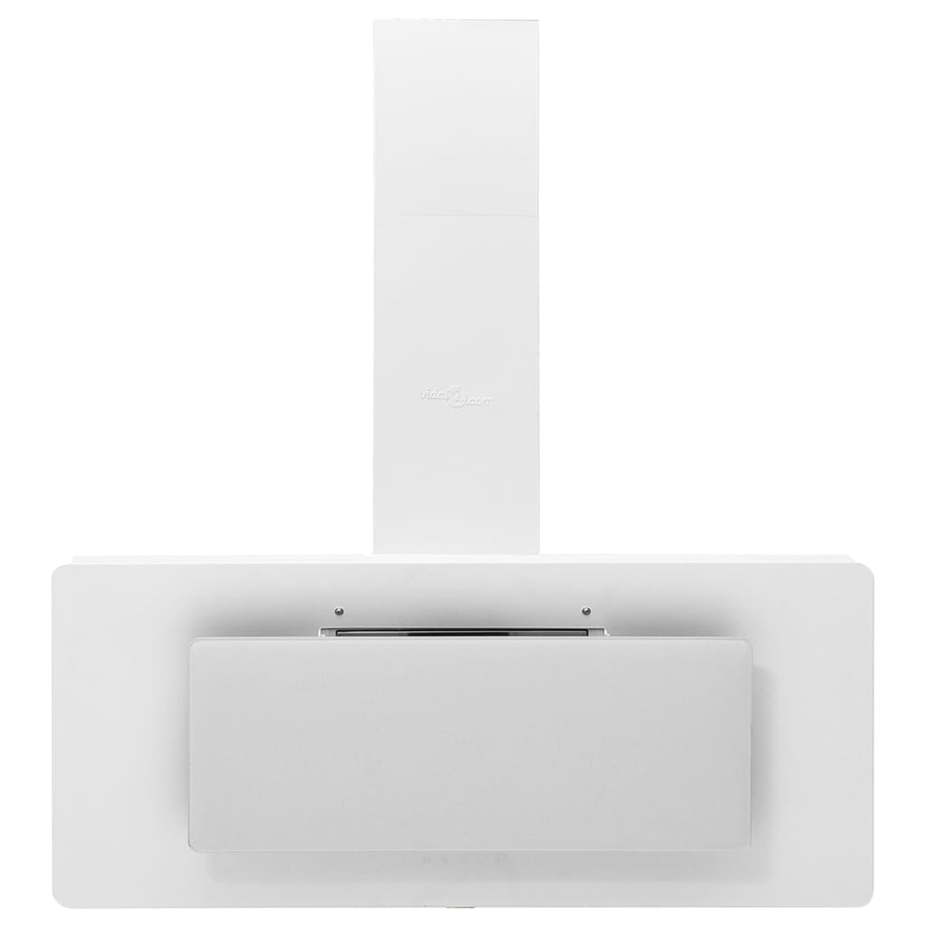 Capeur d'extracteur de paroi Vidaxl 90 cm en acier inoxydable et blanc durci blanc