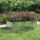 Vidaxl Planter surélevé 160x80x45 cm en acier galvanisé en argent