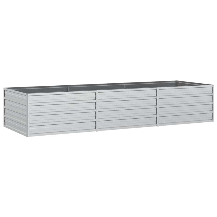 Vidaxl Planter surélevé 240x80x45 cm en acier galvanisé en acier