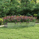 Vidaxl Planter surélevé 240x80x45 cm en acier galvanisé en acier