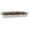 Vidaxl Planter surélevé 400x80x45 cm en acier galvanisé en acier
