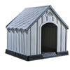 Vidaxl dog loft 92x87x91 cm gris en plastique