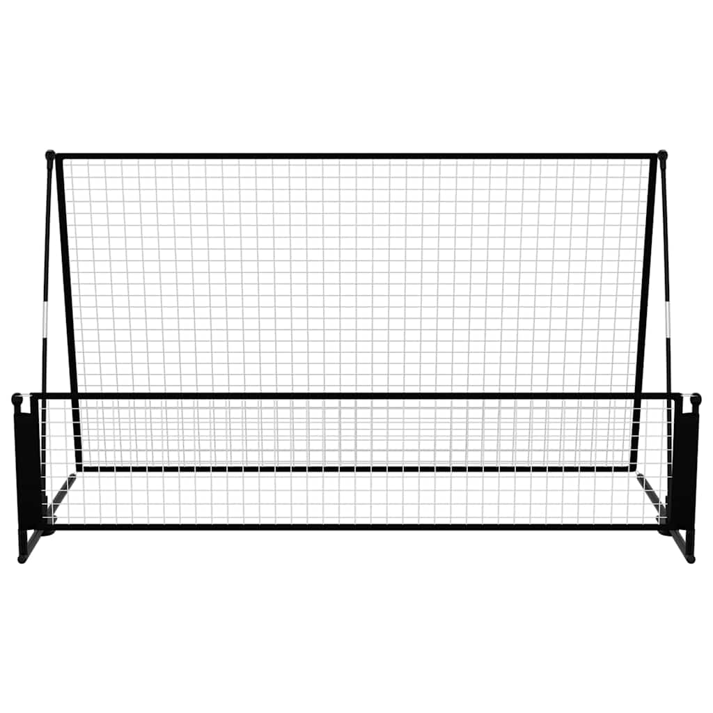 Vidaxl Football Rebounner Football OBJET 2-en-1 202x104x120 cm en acier