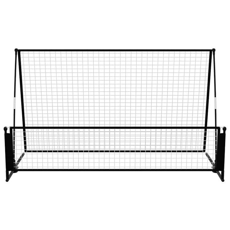 Vidaxl Football Rebounner Football OBJET 2-en-1 202x104x120 cm en acier