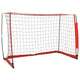 Objectif de football Vidaxl 184x91x124.5 cm en acier