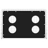 Vidaxl Football Target Entraînement objectif 184x61x122 cm Steel
