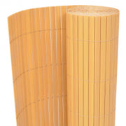 vidaXL Clôture de jardin double face 90x400 cm jaune - afbeelding 2