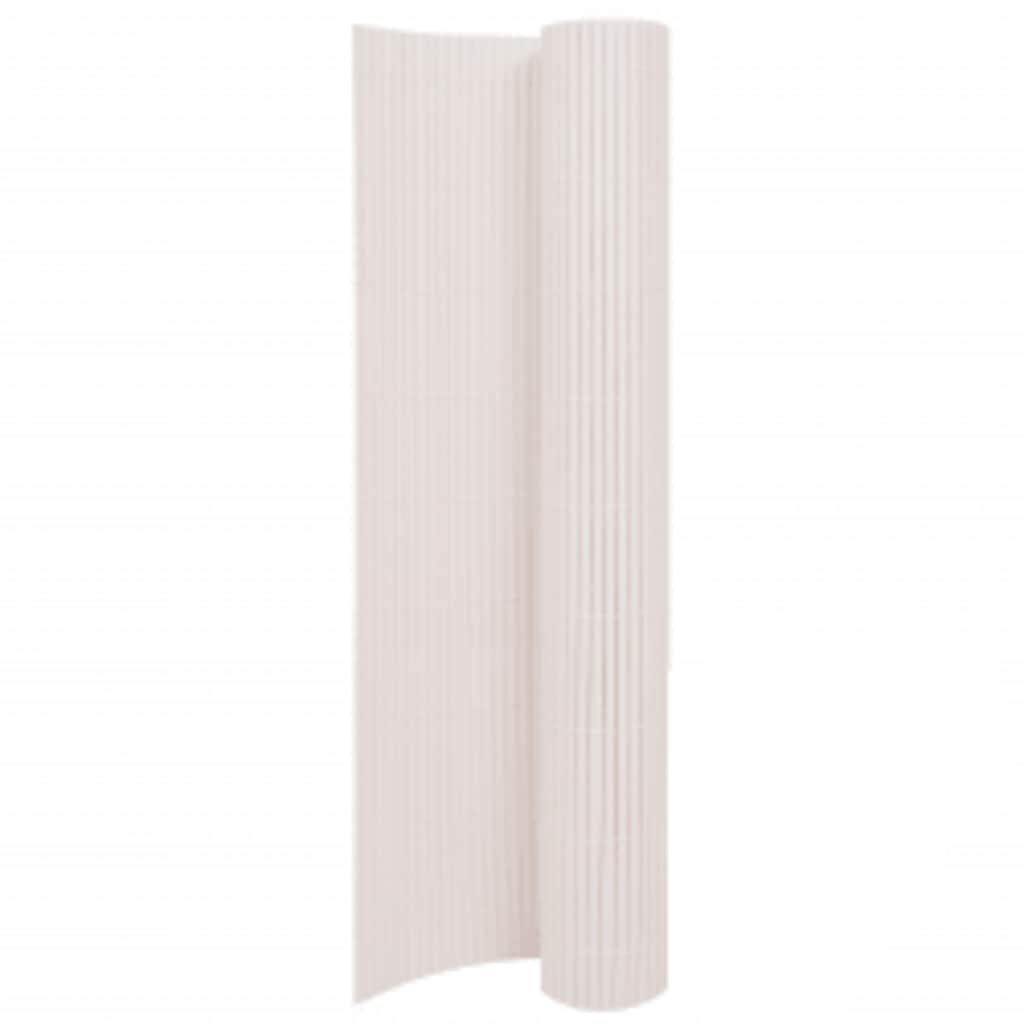 Vidaxl Garden Escoage Double 110x400 cm blanc