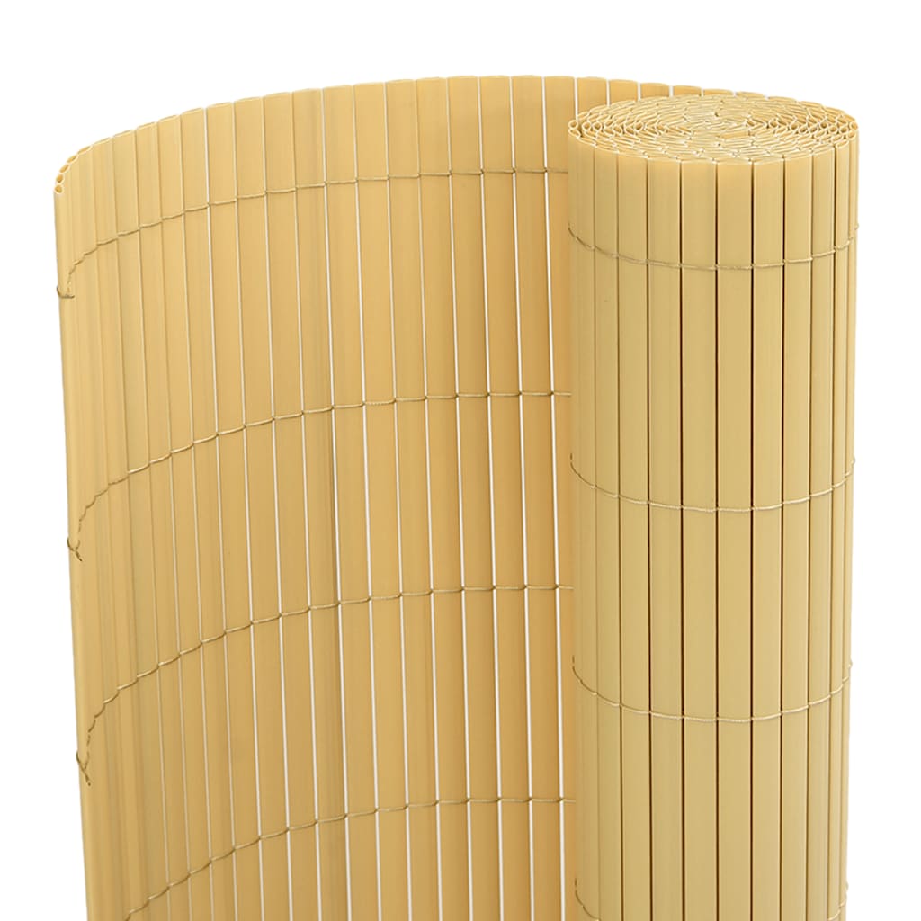 vidaXL Clôture de jardin double face 110x400 cm jaune